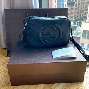 AUTHENTIC GUCCI SOHO DISCO BAG BLACK